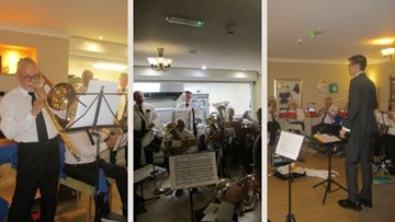 Redcar Residents enjoy an evening with Osmotherley brass band